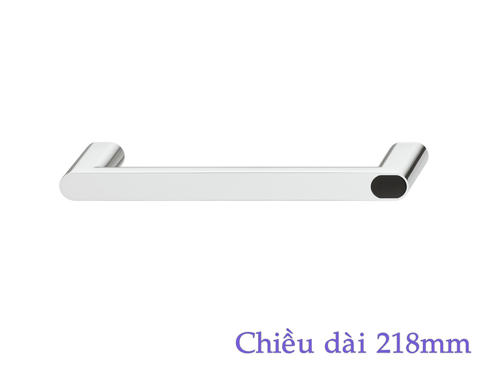 Tay nắm tủ mạ chrome đen bóng Hafele 106.69.247