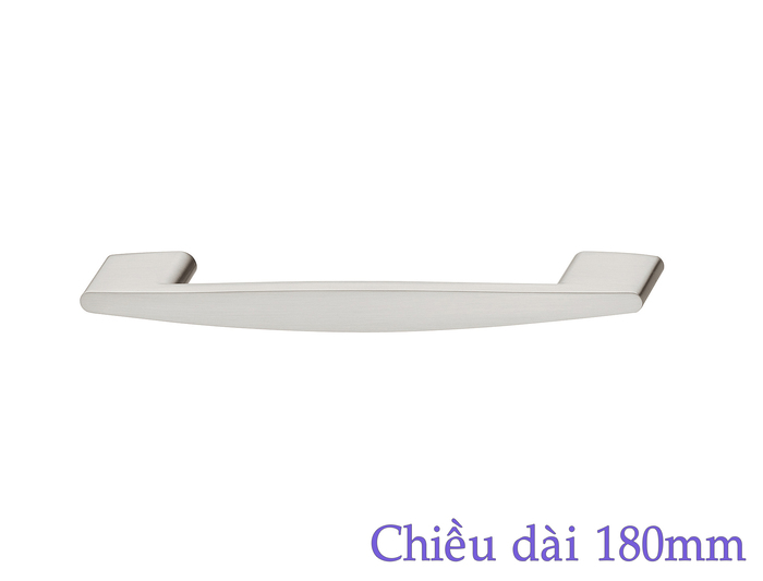 Tay nắm tủ nicken mờ 180x26mm Hafele 110.34.636