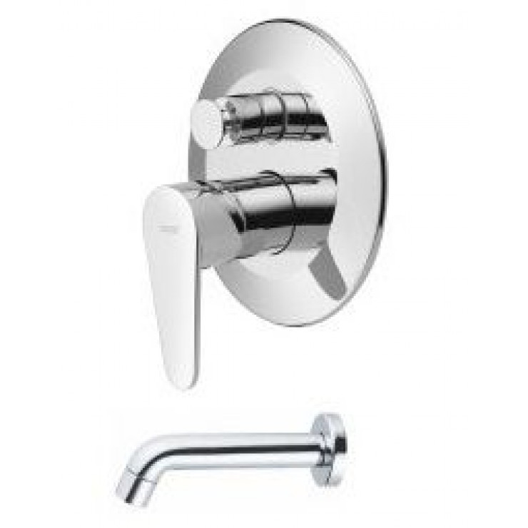 Van điều chỉnh nóng lạnh âm tường kèm vòi xả dòng Lever Handle COTTO CT3005AE