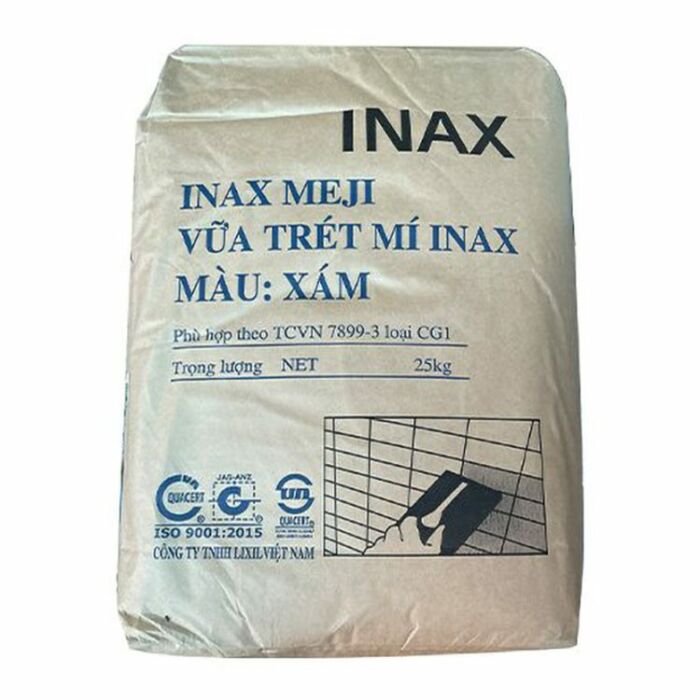 Vữa trét mí màu xám INAX MEJI XAM