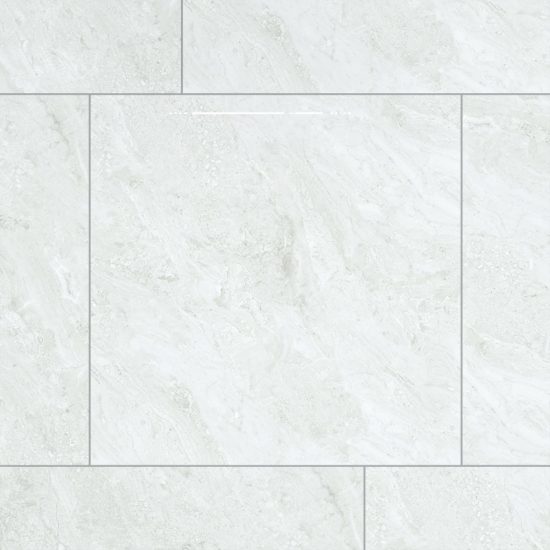 Gạch Porcelain vân đá kháng khuẩn 60x60 màu trắng men bóng Đồng Tâm 6060DONGVAN003-FP-H+