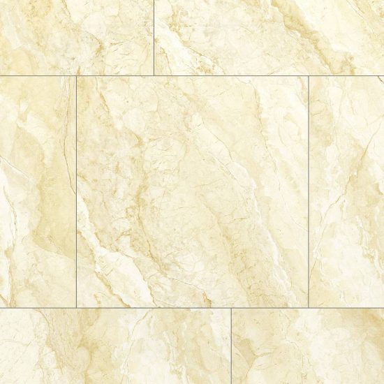 Gạch Porcelain vân đá kháng khuẩn 60x60 màu vàng men bóng Đồng Tâm 6060DONGVAN006-FP-H+