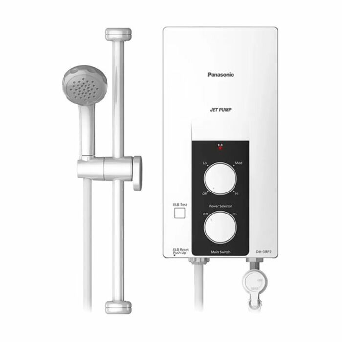 Máy nước nóng trực tiếp 3.5kW, 3 cấp nhiệt độ, có bơm trợ lực Panasonic DH-3RP2VK