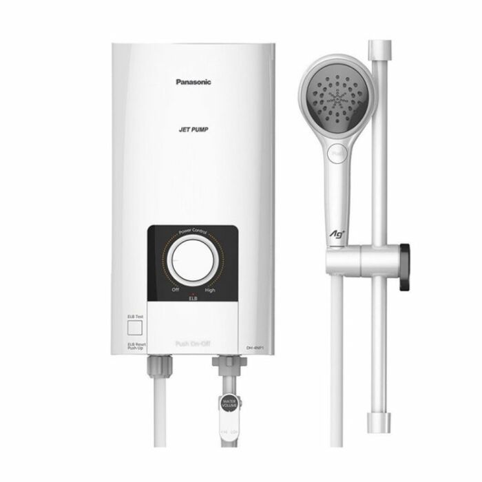 Máy nước nóng trực tiếp 4.5kW, điều chỉnh nhiệt vô cấp, có bơm trợ lực Panasonic DH-4NTP1VM