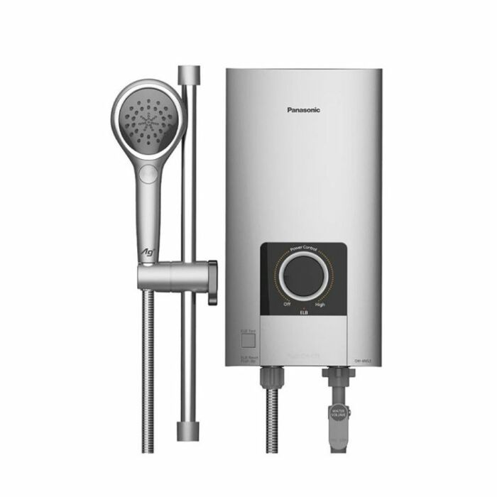 Máy nước nóng trực tiếp 4.5kW, điều chỉnh nhiệt vô cấp, màu bạc Panasonic DH-4NS3VS