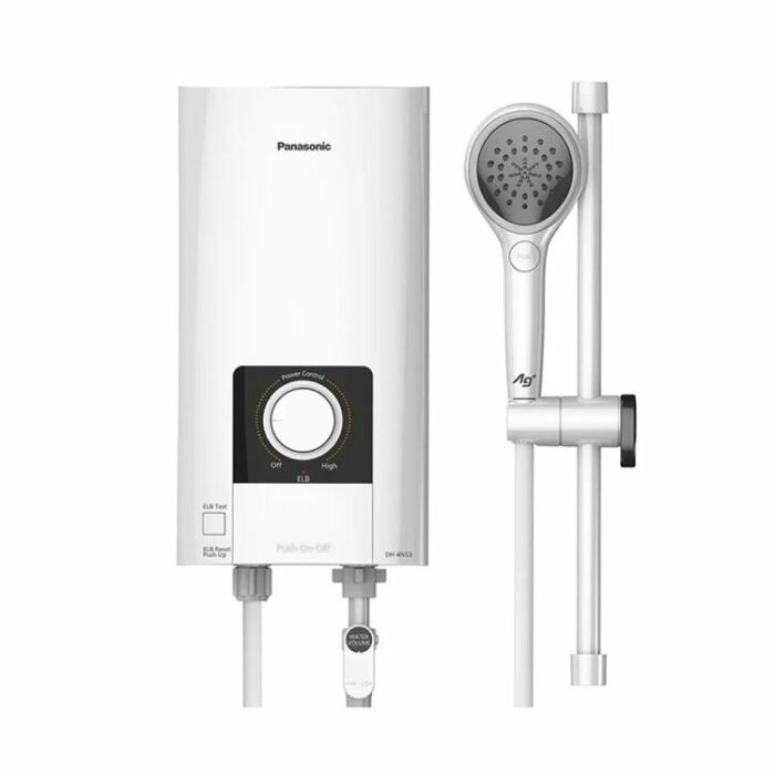 Máy nước nóng trực tiếp 4.5kW, điều chỉnh nhiệt vô cấp, màu trắng Panasonic DH-4NS3VW