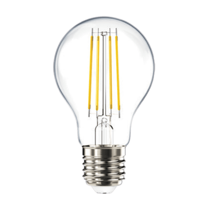 Bóng đèn LED Filament cổ điển 7W ánh sáng 2700K, chuôi E27, thủy tinh trắng, Panasonic LDACH07LG1AC