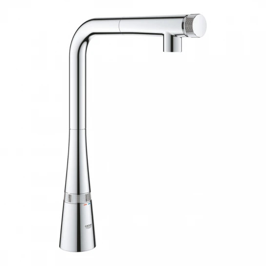 Vòi rửa chén nóng lạnh dây rút dòng Zedra Smart Control GROHE 31593002