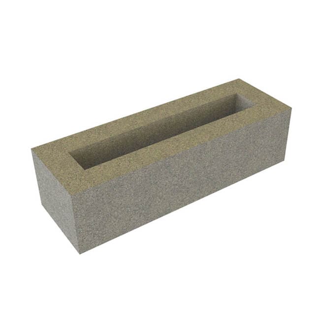 Gạch bông gió xi măng xám 30x10x10x8cm Viettiles VCBS-005-Rectangle