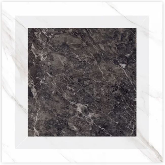 Gạch Porcelain 80x80 màu xám bề mặt bóng Prime 8080.8618