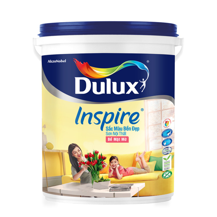 Sơn nước nội thất Dulux Inspire Bề mặt mờ DULUX-39A-5L