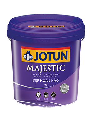 Sơn nước nội thất Jotun Majestic đẹp hoàn hảo mờ JOTUN-MJT-DHHM-1L